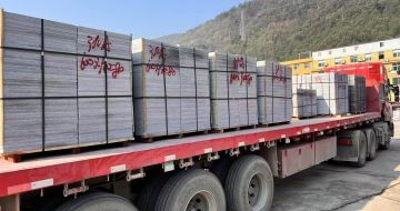 枣庄 芝麻灰地铺石出货日常