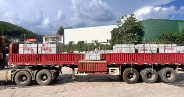 枣庄 芝麻灰花岗岩地铺石出货日常