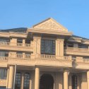 枣庄黄金麻别墅外墙干挂石材效果示例