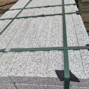 枣庄 白麻花岗岩直行盲道石，盲条，地铺石