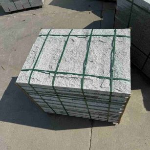 枣庄 白麻花岗岩石材自然面蘑菇石成品