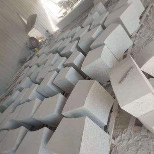 枣庄 白麻花岗岩异形坐凳