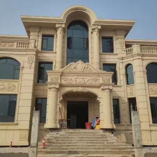 枣庄 黄金麻花岗岩别墅外墙干挂