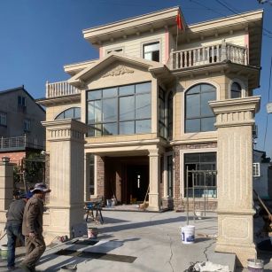 枣庄 黄金麻花岗岩荔枝面别墅外墙干挂私家专属