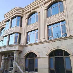 枣庄 黄金麻花岗岩别墅外墙干挂