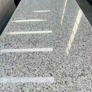 枣庄 白麻花岗岩光面毛板