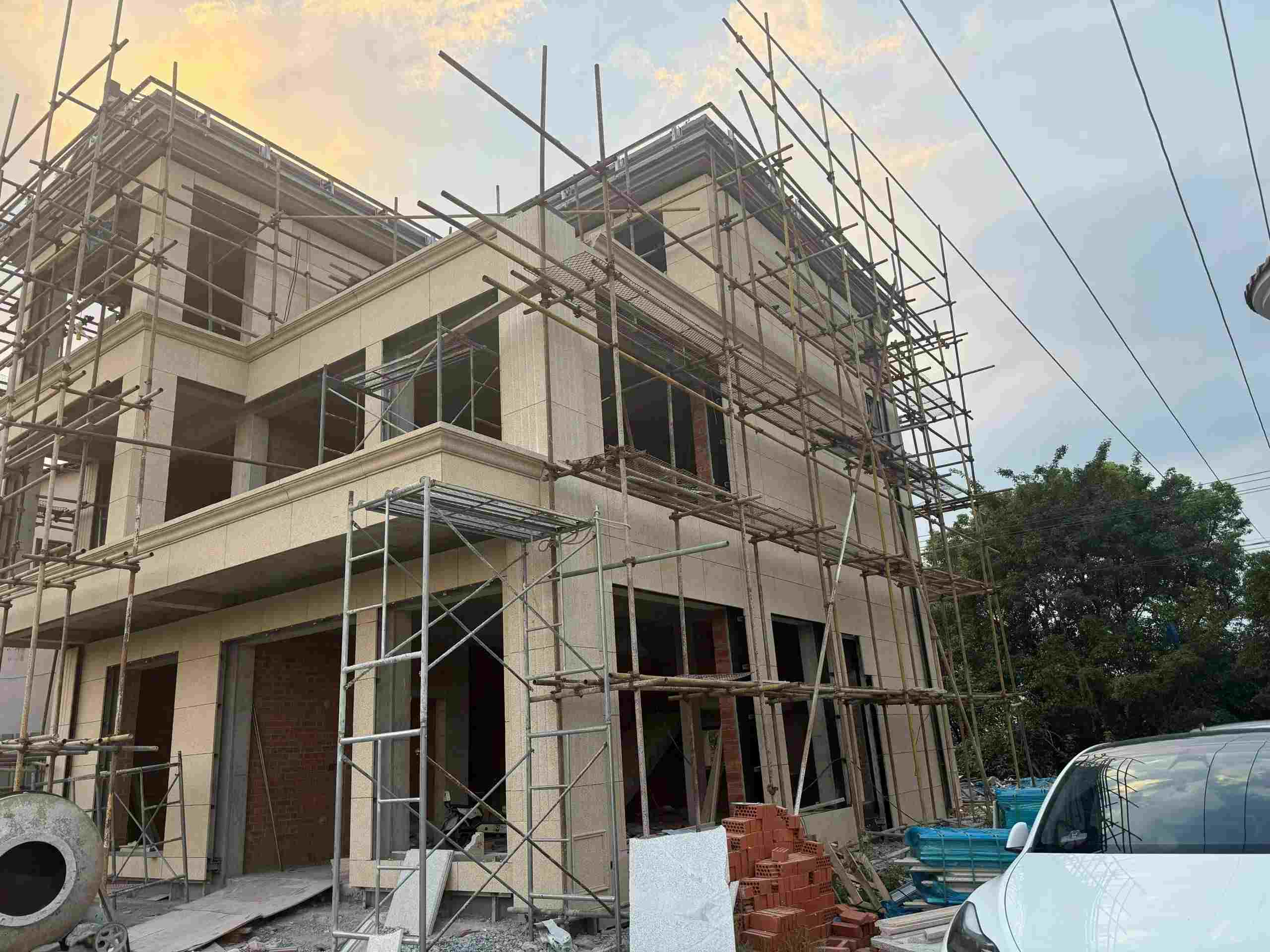 枣庄 黄金麻荔枝面花岗岩外墙干挂