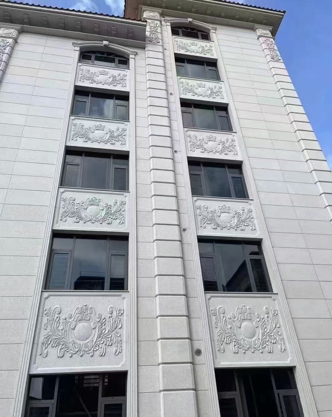 枣庄 白麻荔枝面花岗岩别墅外墙干挂