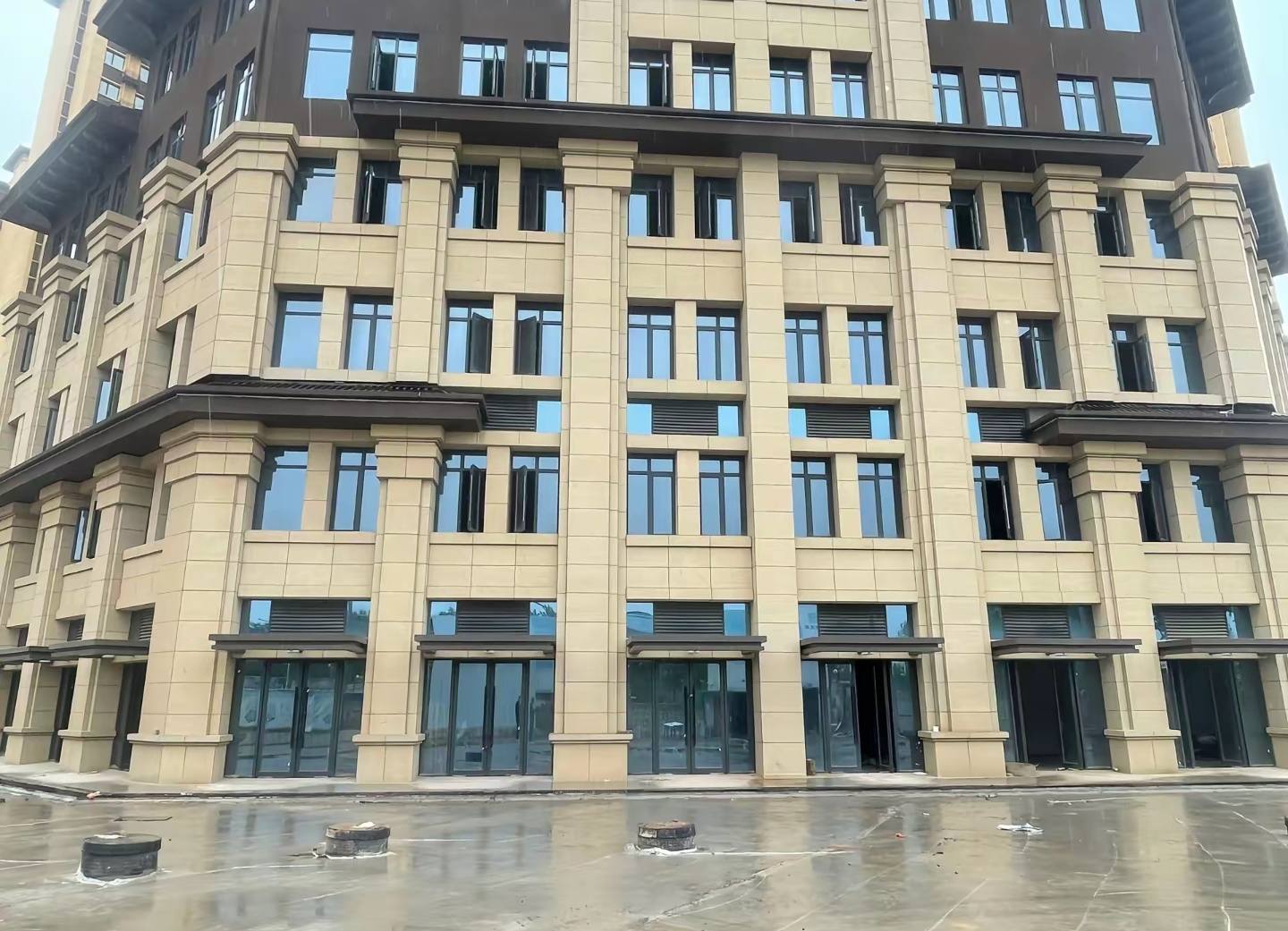 枣庄 黄金麻花岗岩荔枝面小区外墙干挂