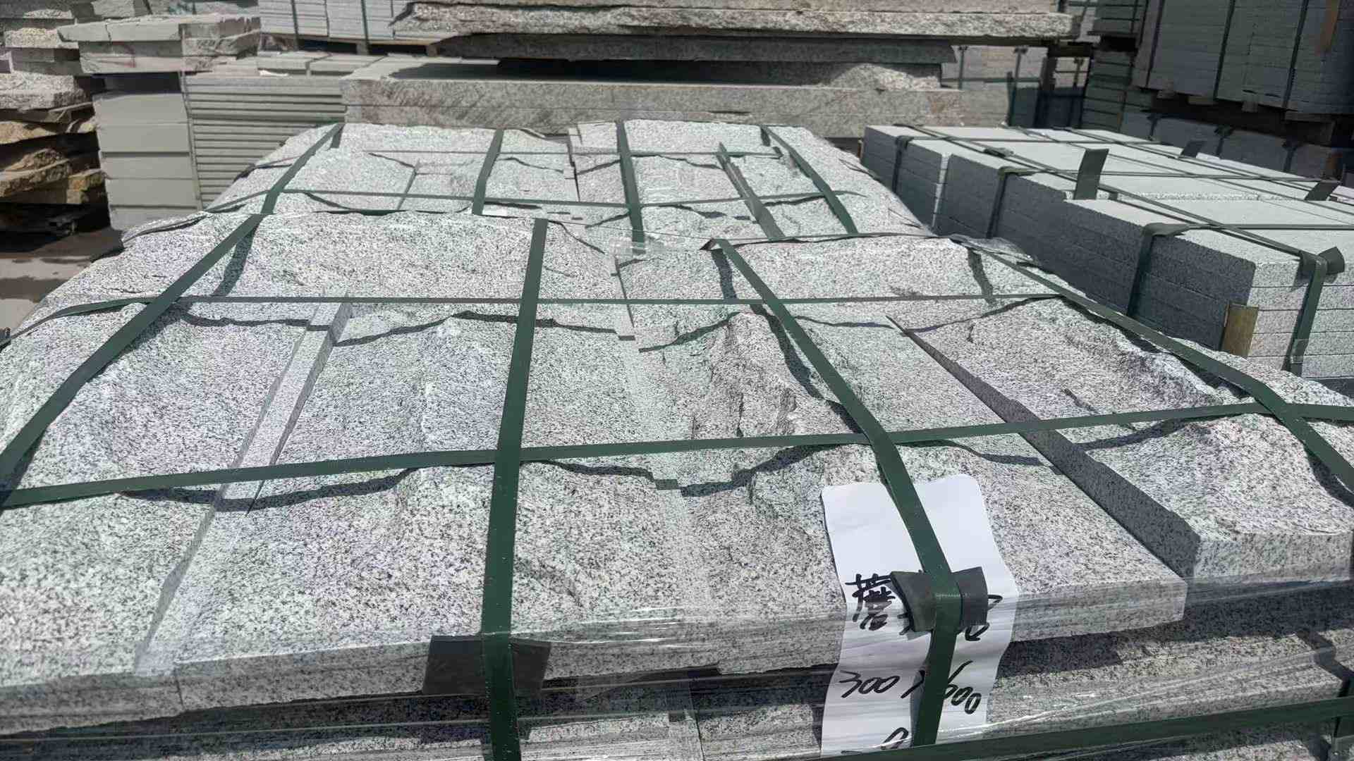 枣庄 芝麻白蘑菇石成品