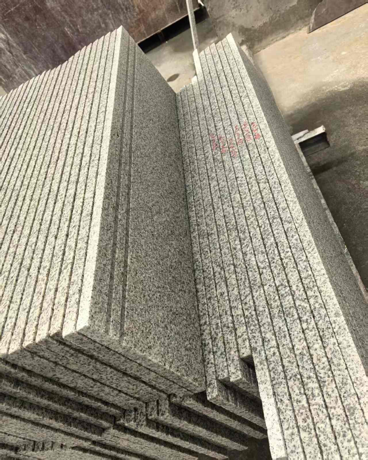 枣庄 白麻荔枝面花岗岩楼梯踏步